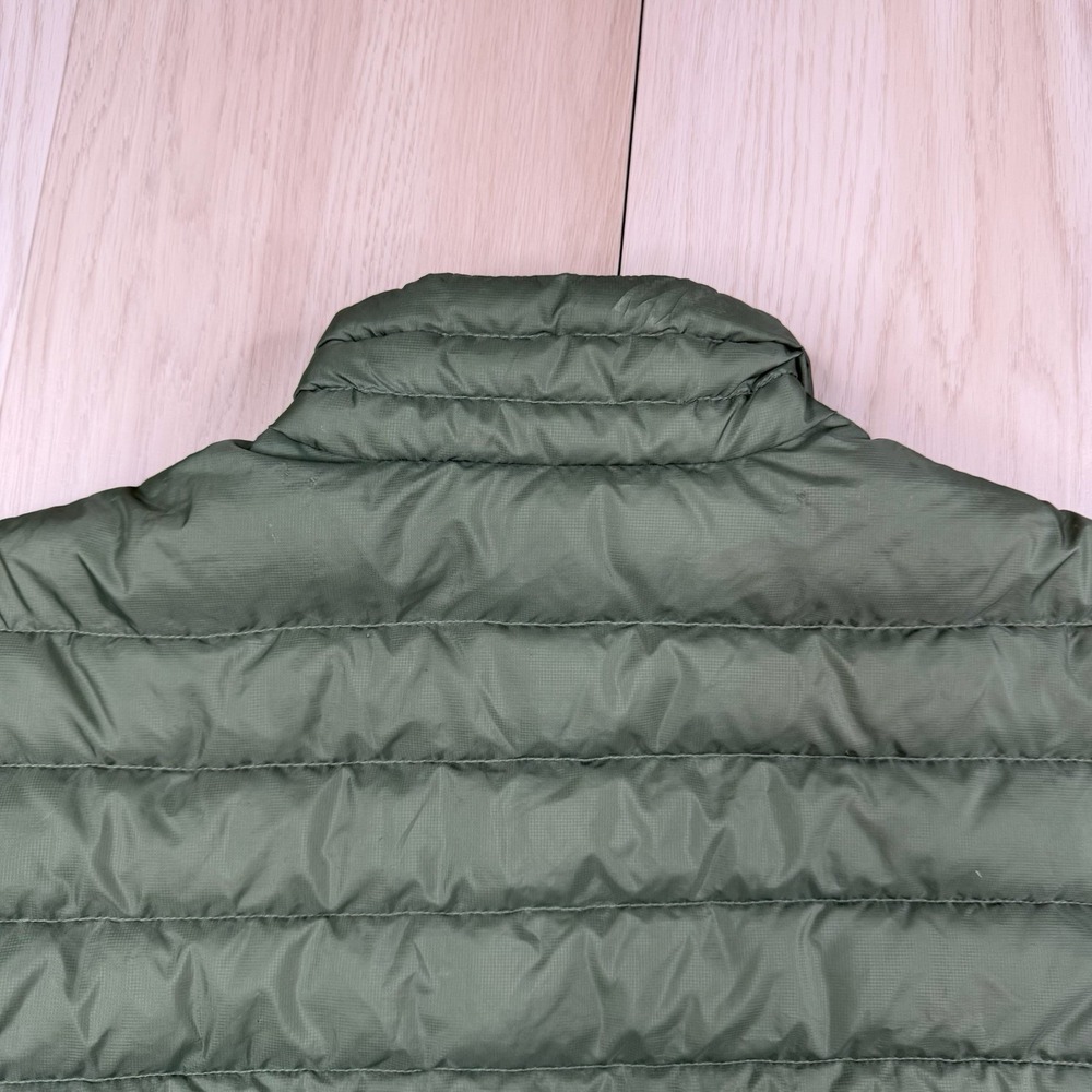 Patagonia Down Sweater Insulated Puffer Jacket Full Zip Green Boys Size L (12) - Picture 12 of 13